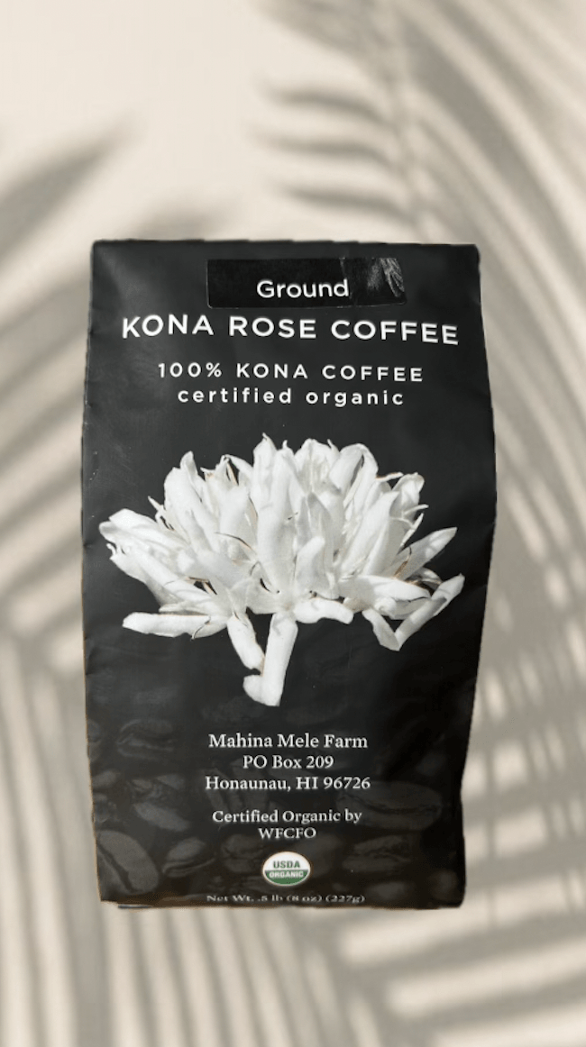 Gourmet Freshly RoastedKona Rose Organic Coffee - My Store