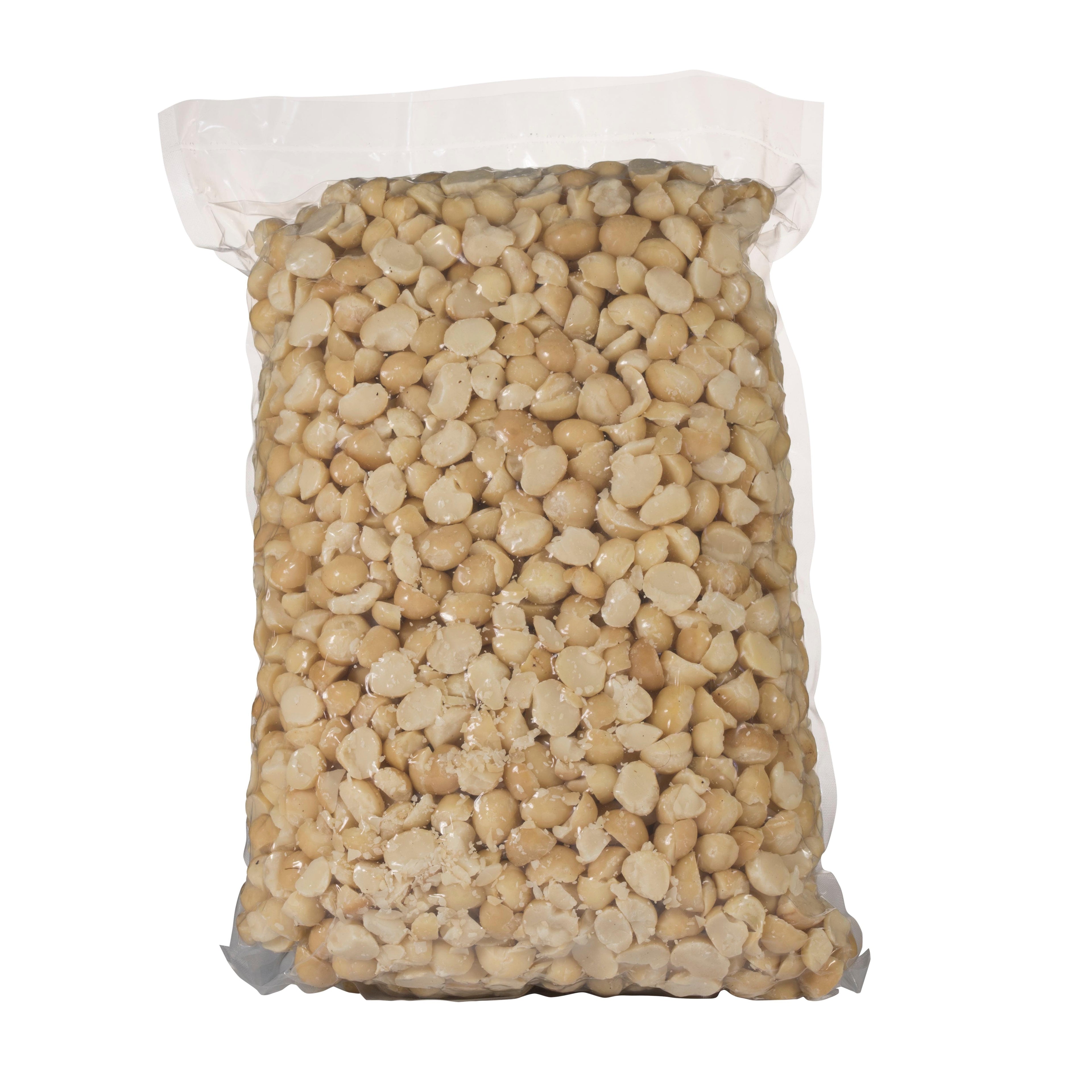 Dehydrated Organic Macadamia Nut Pieces Bulk 5 lb bag-Unsalted - My Store