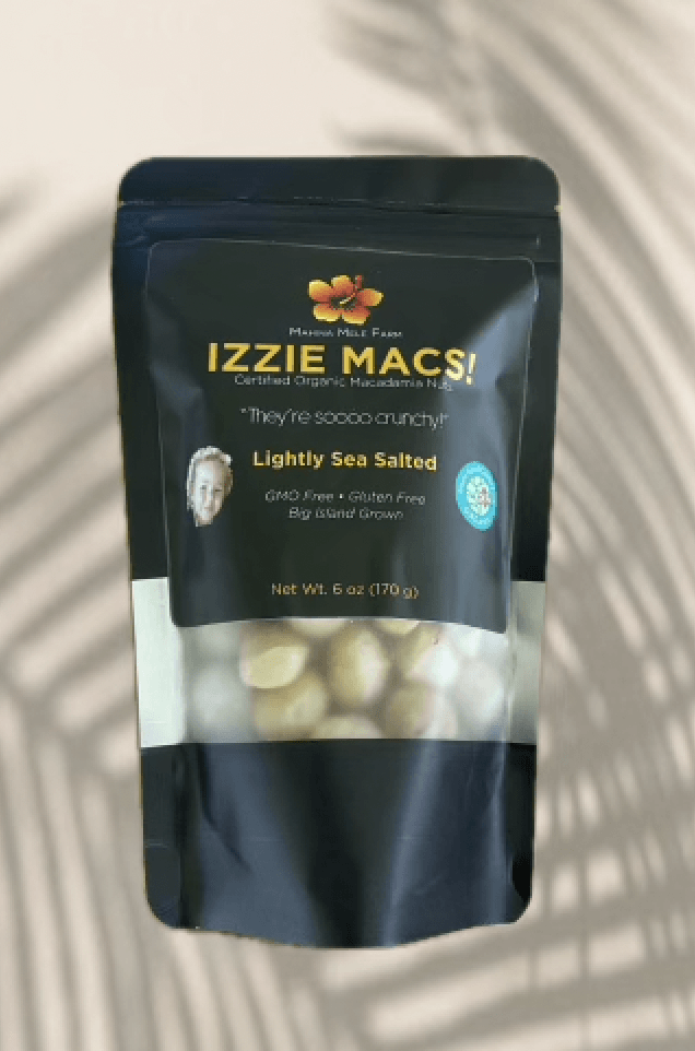 Salted Organic Izzie Mac! Macadamia Nuts-Wholes - My Store