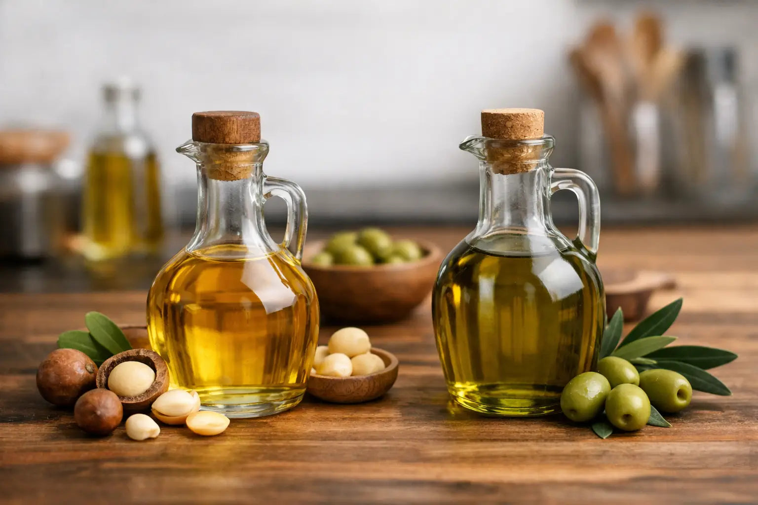 Macadamia Oil Versus Olive Oil for Your Kitchen