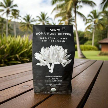 Organic Kona Rose Coffee- 100% KONA