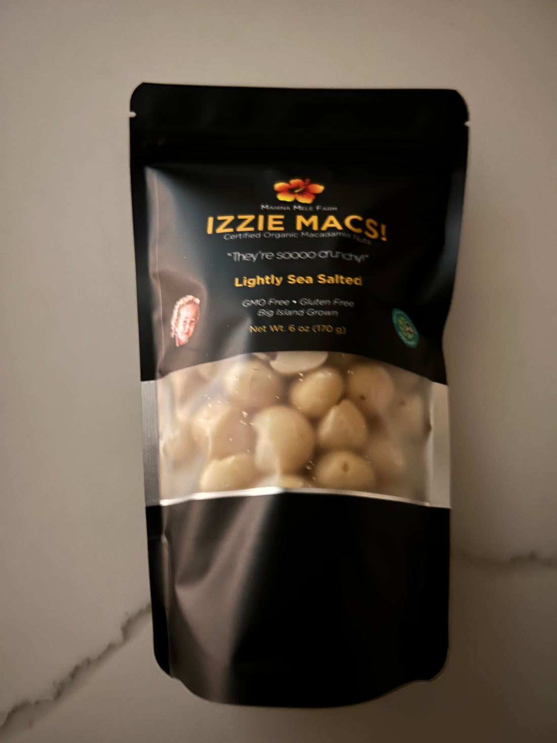 Salted Organic Izzie Mac! Macadamia Nuts-Wholes - My Store